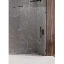 New Trendy, Avexa Black, NEW TRENDY AVEXA BLACK KABINA WALK-IN. SZKŁO CZYSTE 6MM 80X200 (EXK-1625) 