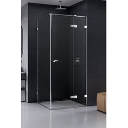 New Trendy, Eventa, NEW TRENDY EVENTA KABINA PROSTOKĄTNA. DRZWI PRAWE. SZKŁO CZYSTE 8 MM 80X90X200 (EXK-0129/EXK-0140) 