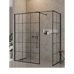 New Trendy, New Modus Black, NEW TRENDY NEW MODUS BLACK KABINA WALK-IN. SZKŁO CZYSTE 8MM 150X100X200 (EXK-0114) 