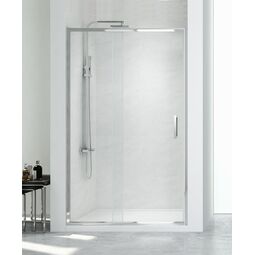 new trendy new corrina drzwi prysznicowe wnękowe. szkło czyste 6mm 100x195 (d-0089a) 