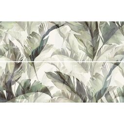 Opoczno, Forli, OPOCZNO FORLI LEAVES GREEN SATIN DEKOR 58X89 
