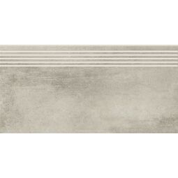 opoczno grava light grey stopnica 29.8x59.8 