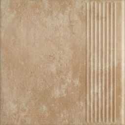 Paradyż, Ilario, PARADYŻ ILARIO BEIGE STOPNICA PROSTA 30X30X0.85 