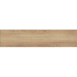 paradyż heartwood honey stopnica nacinana struktura mat 29.8x119.8