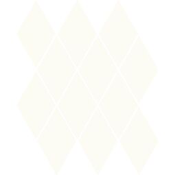 paradyż bianco romb pillow uniwersalna mozaika gres 20.6x23.7 
