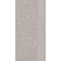 paradyż macroside silver stopnica prosta nacinana mat 29.8x59.8 