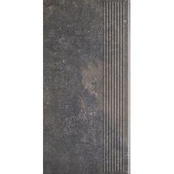 paradyż viano antracite stopnica prosta 30x60x0.85