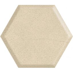 paradyż serene beige heksagon struktura płytka ścienna 19.8x17.1 