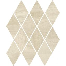 paradyż silence beige romb pillow mozaika mat 20.6x23.7 