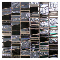 picasa kappa black mozaika szklano-kamienna 30x30 
