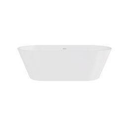 besco deeva 150 wanna wolnostojąca + maskownica odpływu gun metal 150x75 (wwa-150-dgm)