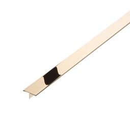 Profil Design, Pd Gold, PROFIL DESIGN PD GOLD T20 MM ZŁOTE LUSTRO LISTWA PODŁOGOWA 270 CM 