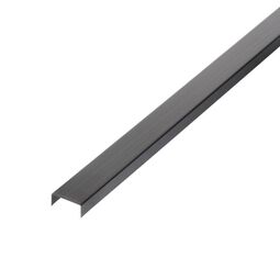 profil design pd antracyt satyna typ u 10 mm czarna satyna 270 cm