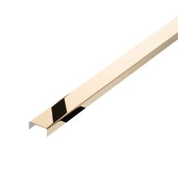 profil design pd gold typ u 10 mm złote lustro 270 cm