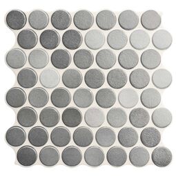 realonda circle glossy grey gres 30.9x30.9 
