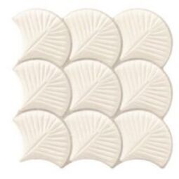 realonda scale shell white gres 30.7x30.7 