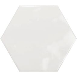 ribesalbes geometry white hex płytka ścienna 15x17.3 