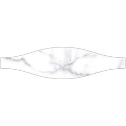 ribesalbes shaped marble wave carrara gloss płytka ścienna 7.5x30 