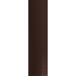 Tubądzin, Groove, TUBĄDZIN GROOVE BROWN 1 GLOSS STR PŁYTKA ŚCIENNA 7.8X29.8 
