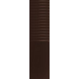 Tubądzin, Groove, TUBĄDZIN GROOVE BROWN 2 GLOSS STR PŁYTKA ŚCIENNA 7.8X29.8 