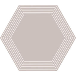 cielo e terra beige geometry 2 mat dekor 19.2x22.1x0.6 