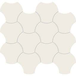 tubądzin cielo e terra bianco up down 1 mat mozaika 29.8x34.3x1