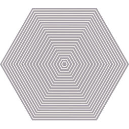 tubądzin cielo e terra violette geometry 1 mat dekor 19.2x22.1x1