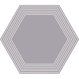 tubądzin cielo e terra violette geometry 2 mat dekor 19.2x22.1x1