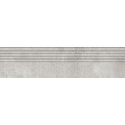 tubądzin epoxy grey stopnica mat 29.6x119.8x1