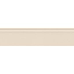 tubądzin industrio ivory stopnica mat rektyfikowana 29.6x119.8x1