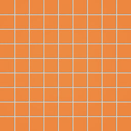 tubądzin pastel mozaika ścienna kwadratowa pomarańcz 30.1x30.1 
