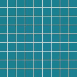 tubądzin pastel mozaika ścienna kwadratowa turkus mat 30.1x30.1 