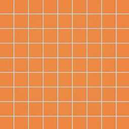 tubądzin pastel pomarańcz mat mozaika kwadratowa 30.1x30.1 