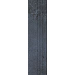 tubądzin torano anthrazite mat stopnica rektyfikowana 29.6x119.8x1