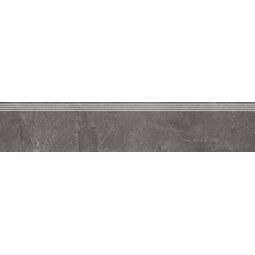 tubądzin care grand cave graphite str stopnica rektyfikowana 29.8x159.8x0.8