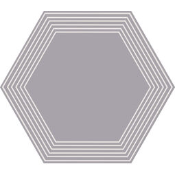 tubądzin cielo e terra violette geometry 2 mat dekor 19.2x22.1x0.6 