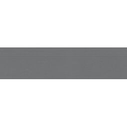 tubądzin industrio graphite stopnica mat rektyfikowana 29.6x119.8x0.8 