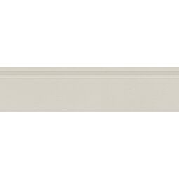 tubądzin industrio light grey stopnica mat rektyfikowana 29.6x119.8 