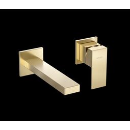 Valvex, Ars, VALVEX ARS BATERIA UMYWALKOWA PODTYNKOWA BRUSHED GOLD (2420490) 