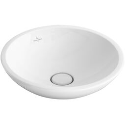 Villeroy, Loop & Friends, VILLEROY LOOP & FRIENDS UMYWALKA STOJĄCA NA BLACIE ŚR.38 CM WEISS ALPIN CERAMICPLUS (514800R1) 