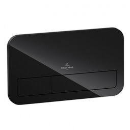 villeroy przycisk spłukujący m200 do wc ze szkła 26.9x16.1x1.3 black glossy (922400rb)