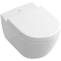 villeroy subway 2.0 miska ustępowa lejowa bez kołnierza wewnętrznego 37x56 weiss alpin ceramicplus (5614r0r1)