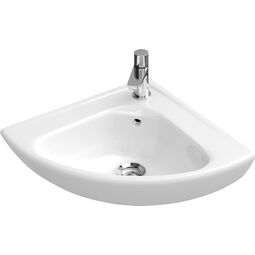 villeroy o.novo umywalka mała narożna compact 41.5 cm dł. boczna. weiss alpin (73274001)
