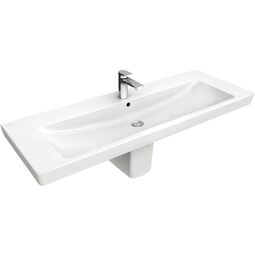 villeroy subway 2.0 umywalka meblowa prostokątna 130x47 weiss alpin ceramicplus (7176d0r1)