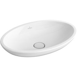 villeroy loop & friends umywalka stojąca na blacie 58.5x38 weiss alpin ceramicplus (515100r1)