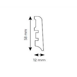 weninger dąb triana l730 listwa przypodłogowa 240x5.8x1.4