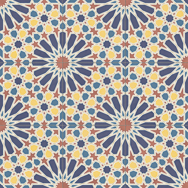 aparici alhambra blue gres rektyfikowany 59.55x59.55 