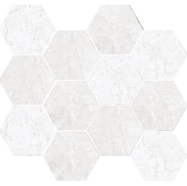 aparici harlem white hexagonal mozaika 28x30 