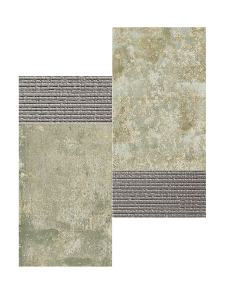 aparici grunge grey 3d silver mozaika 28.5x28.5 