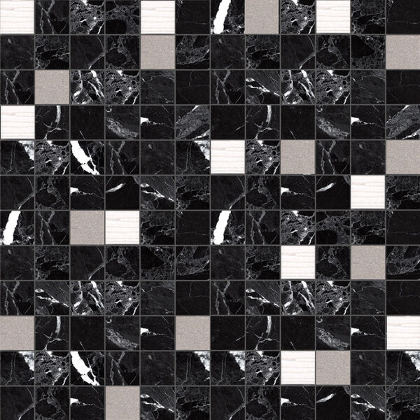 aparici luxor royal black 2.5x2.5 mozaika 29.75x29.75 